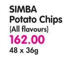 Simba Potato Chips (All Flavours) - 48 x 36g