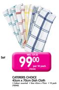 Caterers Choice 10 Pack Dish Cloth