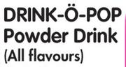 Drink-O-Pop Powder Drink (All Flavoured)-72 x 5g