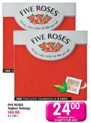 Five Roses Tagless Teabags-6 x 100's