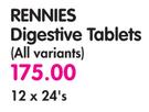 Rennies Digestive Tablets(All Variants)-12 x 24's