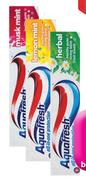 Aquafresh Toothpaste(Fresh, Mild, Lemon, Herbal Mint and Musk)-12 x 100ml