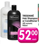 Tresemme Hair Shampoo or Conditioner(All Variants)-900ml Each