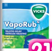 Vicks Vaporub Jars-50gm