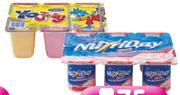 Nutriday/Yo-Jelly Yoghurt(All Flavours)-6 x 100gm