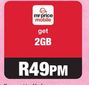 Mr Price Mobile 2GB Data