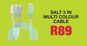 Salt 3 In Multi Colour Cable