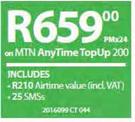 Samsung Galaxy S7 Edge-On MTN AnyTime TopUp 200