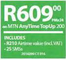 Samsung Galaxy S7-On MTN AnyTime TopUp 200