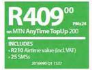 Samsung Galaxy Note 4-On MTN AnyTime TopUp 200