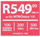 Samsung Galaxy S6 Edge + 32GB-On My MTN Choice 100