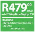Samsung Galaxy S6 Edge 64GB-On MTN Any Time TopUp 200