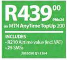 Samsung Galaxy S6 Edge 32GB-On MTN Any Time Top Up 200