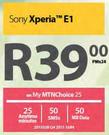 Sony Xperia E1-On My MTN Choice 25
