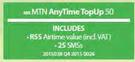 Alcatel Onetouch Pixi 2-On MTN AnyTime TopUp 50