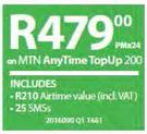Sony Xperia Z5-On MTN Any Time TopUp 200