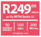 Sony Xperia M5-On My MTN Choice 50