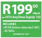 Sony Xperia M4 Aqua-On MTN Any Time Top Up 100