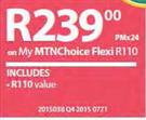 LG G3-On My MTNChoice Flexi R110