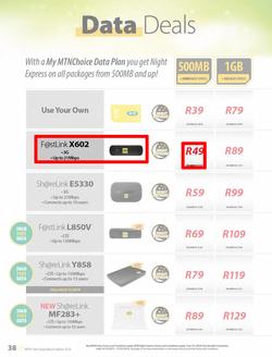 MTN : Y'ello Deals (1 Mar - 31 Mar 2016), page 38