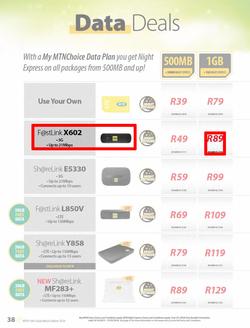 MTN : Y'ello Deals (1 Mar - 31 Mar 2016), page 38