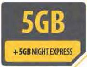 ShareLink Y858-On 5GB Night Express