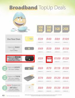 MTN : Y'ello Deals (1 Mar - 31 Mar 2016), page 40