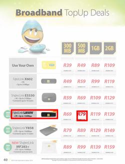 MTN : Y'ello Deals (1 Mar - 31 Mar 2016), page 40