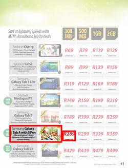 MTN : Y'ello Deals (1 Mar - 31 Mar 2016), page 41