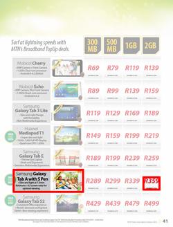 MTN : Y'ello Deals (1 Mar - 31 Mar 2016), page 41