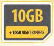 Huawei Mediapad T1 LTE-On 10GB Night Express