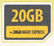 Huawei Mediapad T1 LTE-On 20GB Night Express