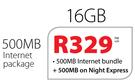 iPad Air With WiFi And 3G 16GB-On 500MB Internet Package