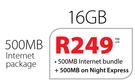 iPad mini With WiFi And 3G 16GB-On 500MB Internet Package