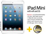 iPad mini With WiFi And 3G 32GB-On 500MB Internet Package