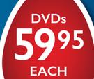 Guardians Of The Galaxy DVDs-Each