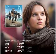 Rogue One: A Star Wars Story Blu-Ray DVDs-2 Discs