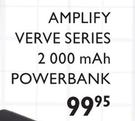 Amplify Verve Series 2000mAh Powerbank