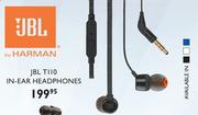 JBL T110 In Ear Headphones
