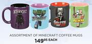 Assortment Of Minecraft Coffee Mugs-Each