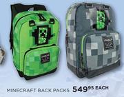 Minecraft Back Packs-Each