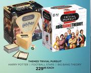Themed Trivial Pursuit Harry Potter/Football Stars/Big Bang Theory-Each