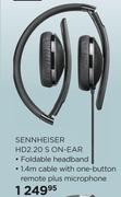 Sennheiser HD 2.20 S On Ear