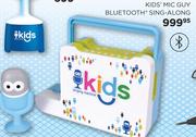Kids Singing Machine Mic Guy Bluetooth Sing-Along