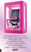 Lenco Kids 4GB Sport MP3 Player