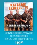 Hennie De Bruyn & Die Kitaarkerels Kalahari Skoffeltyd CD-Each