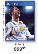FIFA 18 Game For PS4-Each