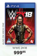 WWE 2K18 Game For PS4-Each
