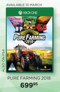 Pure Farming 2018 Game For Xbox One-Each