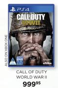 Call Of Duty World War II Game For PS4-Each